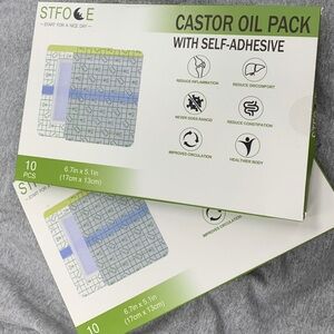 Castor Oil Self-Adhesive Pads
